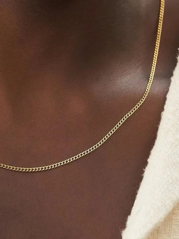 3mm Cuban Chain Necklace