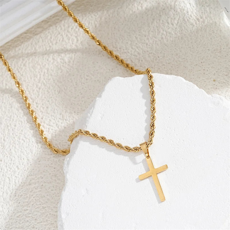 Minimalist Cross Necklace