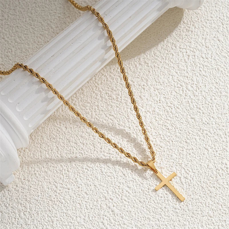 Minimalist Cross Necklace