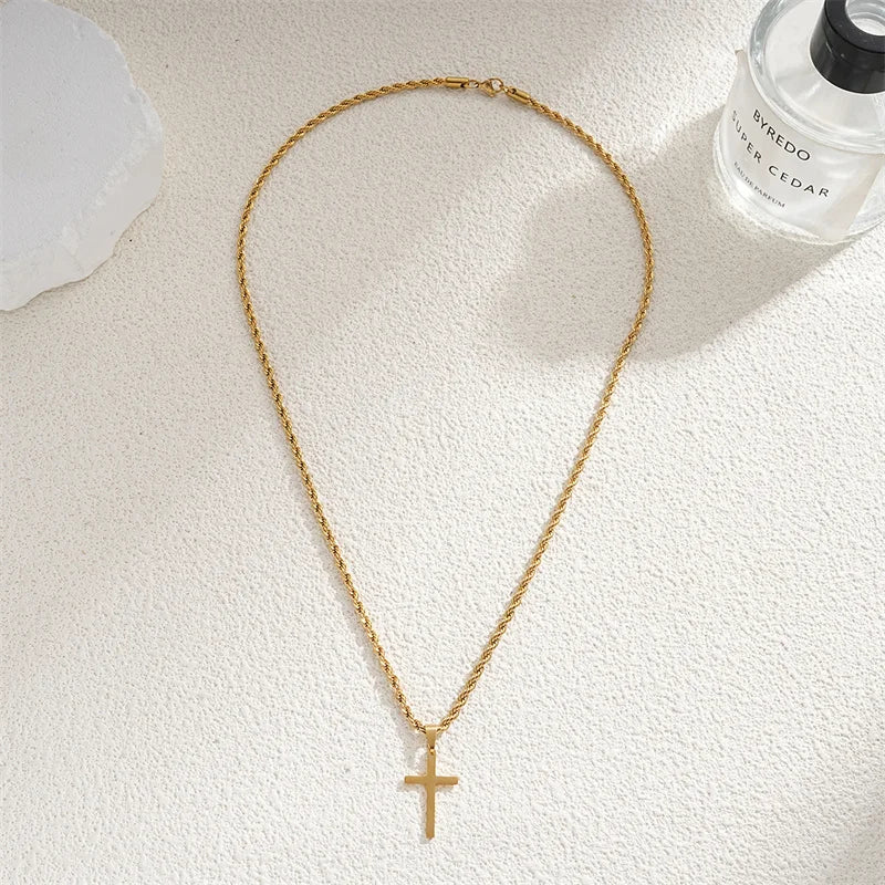 Minimalist Cross Necklace