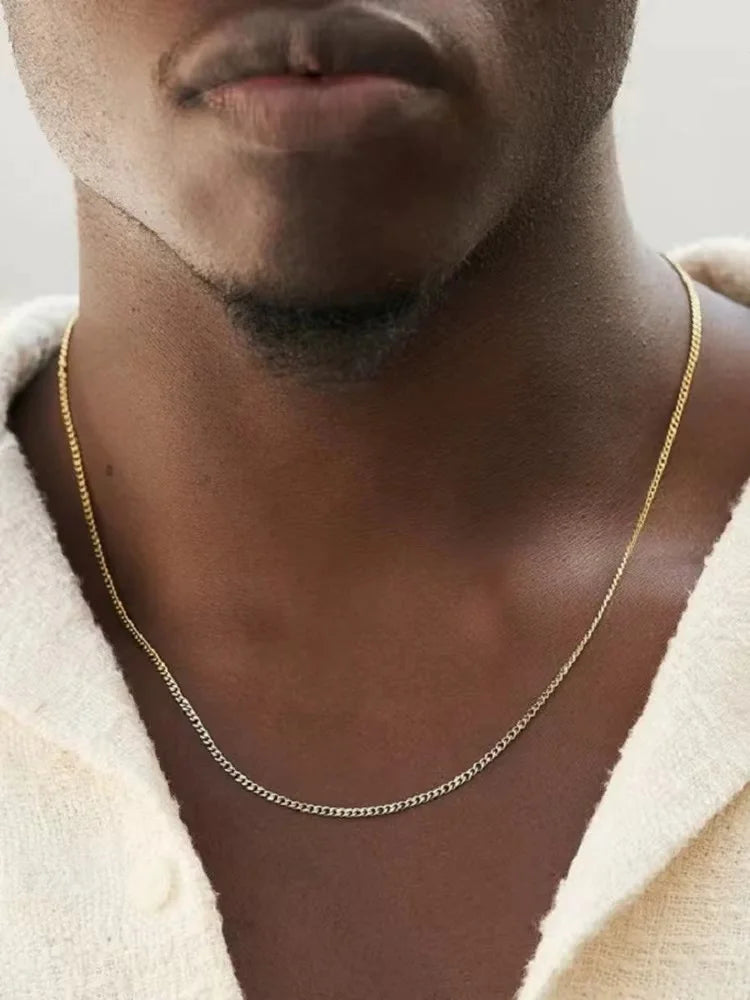 3mm Cuban Chain Necklace