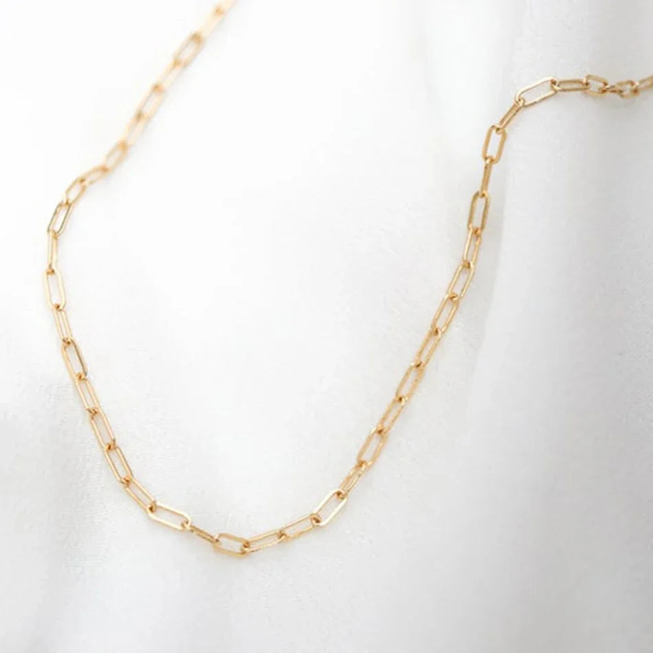 Tarnish-Free Paperclip Chain Choker